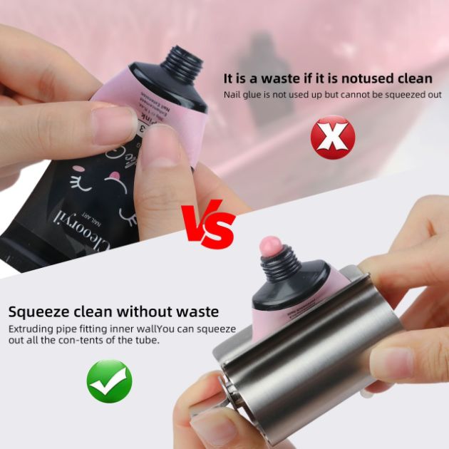 【美甲】擠不出來了嗎?靠它再賺一筆! 擠膏器 害我還叫客人幫忙擠呢~~
