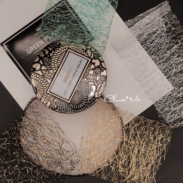 美甲素材/奢華網絲線/4色可選