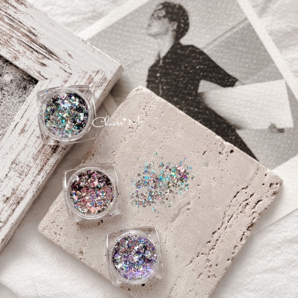 鐳射極光閃粉亮片/3款可選